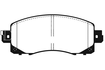 EBC 2018+ Subaru Crosstrek Yellowstuff Front Brake Pads