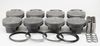Mahle MS Piston Set of 8 Ford 5.2L Voodoo 315cid 3.710in Bore 3.661 Stk 5.9 Rod .827 Pin 7.8cc 12CR