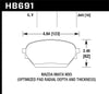 Hawk 06-14 Mazda MX-5 DTC-60 Race Front Brake Pads