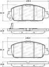 StopTech Street Performance 13-15 Honda Accord EX/EXL Front Brake Pads