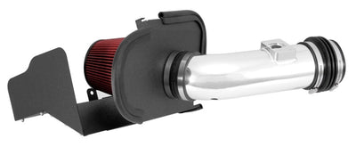 Spectre 03-07 Ford SD V8-6.7L DSL Air Intake Kit - Polished w/Red Filter