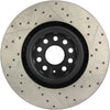 StopTech 09 VW Passat CC / 06-09 Passat Slotted & Drilled Right Front Rotor