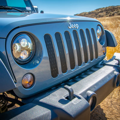 DV8 Offroad 2007-2018 Jeep JK Black Grille Inserts