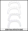 EGR 14+ Chev Silverado 6-8ft Bed Bolt-On Look Color Match Fender Flares - Set - Summit White