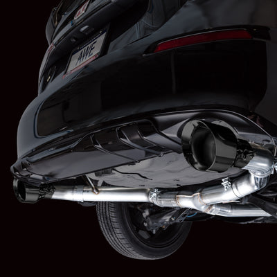 AWE Tuning 2022+ Honda Civic Si FE1 FWD Track Edition Catback Exhaust - Dual Diamond Black Tips