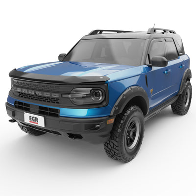 EGR 21-22 Ford Bronco Sport Superguard Hood Shield - Matte Black (303565)