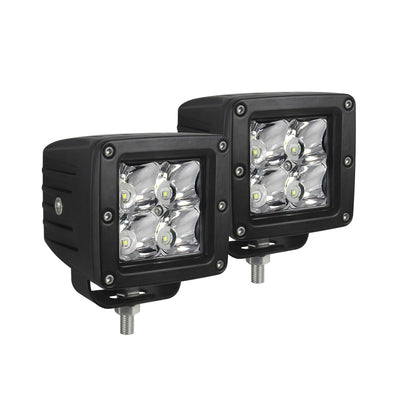 Westin Compact LED -4 5W Cree 3 inch x 3 inch (Set of 2) - Black
