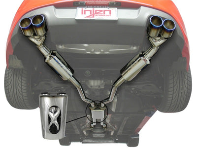 Injen 10-15 Hyundai Genesis Coupe 3.8L V6 SS CB Exhaust w/ Quad Titanium Tips