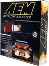 AEM 07-10 Jeep Wrangler 3.8L V6 11.75in O/S L x 8.25in O/S W x 1.5in H DryFlow Air Filter