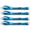 Mishimoto Soft Loop Tie-Down Straps (4-Pack) Blue