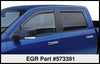 EGR 09+ Ford F/S Pickup Crew Cab In-Channel Window Visors - Set of 4 (573391)