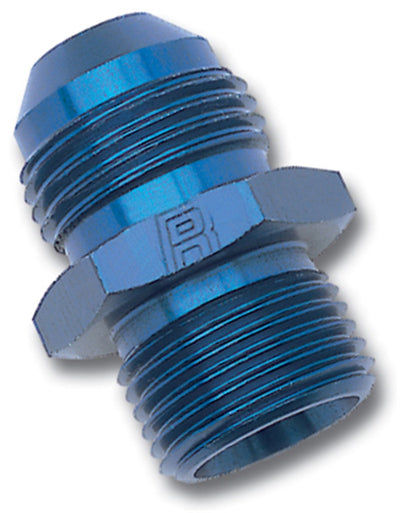 Russell Performance -8 AN Flare to 16mm x 1.5 Metric Thread Adapter (Blue)