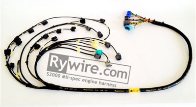 Rywire Honda S2000 AP1/AP2 (Early) Mil-Spec Engine Harness w/OEM Coils/Injector/ECU Plugs
