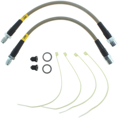 StopTech 06-09 Lexus GS 300/350/400/430/450H / 09-10 IS 250/300/350 Rear SS Brake Line Kit