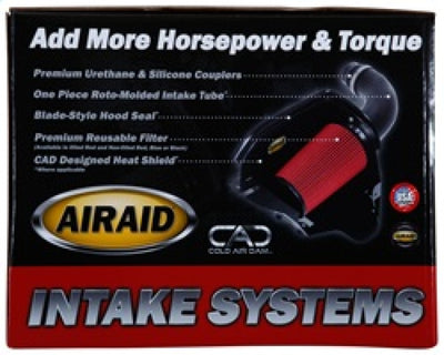 Airaid 17-18 GMC Sierra/Yukon V8-6.2L F/I Jr Intake Kit - Oiled / Red Media