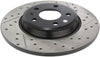 StopTech Power Slot 09-10 Audi A4/A4 Quattro / 08-10 A5 / 10 S4 Rear Left Drilled & Slotted Rotor