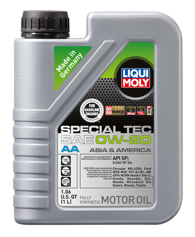 LIQUI MOLY 1L Special Tec AA Motor Oil SAE 0W20