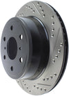 StopTech 07-10 GMC Sierra (w/ Rear Drum) / 07-09 GMC Yukon Rear Left Slotted & Drilled Rotor