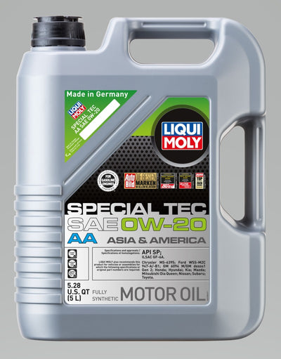 LIQUI MOLY 5L Special Tec AA Motor Oil SAE 0W20