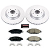 Power Stop 2013 Infiniti JX35 Front Z17 Evolution Geomet Coated Brake Kit