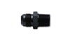 Vibrant -10AN to 3/8in NPT Straight Adapter Fitting - Aluminum