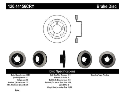 Stoptech Performance Brake Rotor 13-15 Toyota Sequoia/Tundra