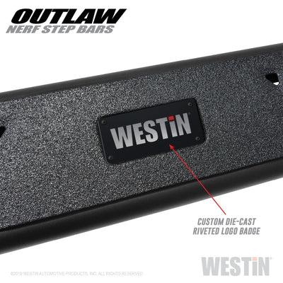 Westin 09-18 Dodge RAM 1500 Crew Cab Outlaw Nerf Step Bars