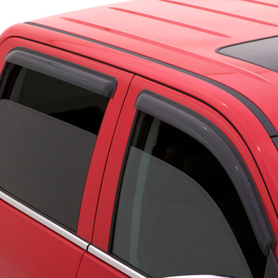 AVS 06-10 Jeep Commander Ventvisor Outside Mount Window Deflectors 4pc - Smoke