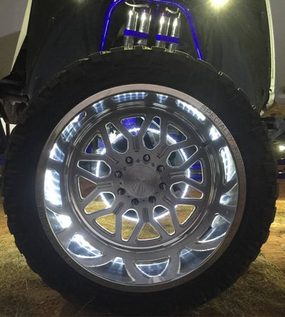 Oracle LED Illuminated Wheel Rings - White