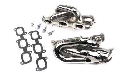 BBK 11-15 Mustang 3.7 V6 Shorty Tuned Length Exhaust Headers - 1-5/8 Silver Ceramic