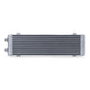 Mishimoto Universal Large Bar and Plate Dual Pass Silver Oil Cooler
