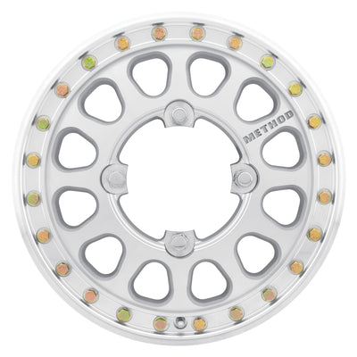 Method MR401-R UTV Beadlock 15x5 5+0/+46mm Offset 4x136 106mm CB Raw Machined w/BH-H24155 Wheel