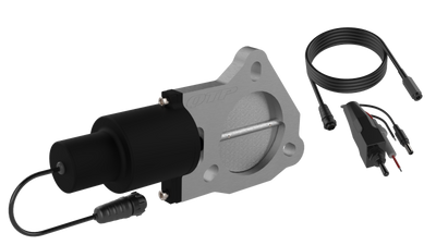 QTP 3in Bolt-On QTEC Electric Cutout Valve for Borla Exhausts - Single