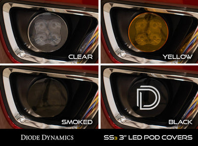 Diode Dynamics SS3 LED Pod Cover Standard Black