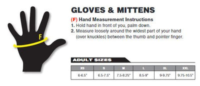 Katahdin Gear Torque Leather Snowmobile Gloves, Black Large #84183204