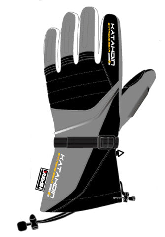 Katahdin Gear FrostFire Snowmobile Glove Gray 3X-Large #84182807