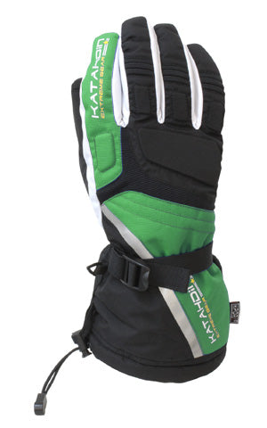 Katahdin Gear Cyclone Snowmobile Glove Green Small #84181302